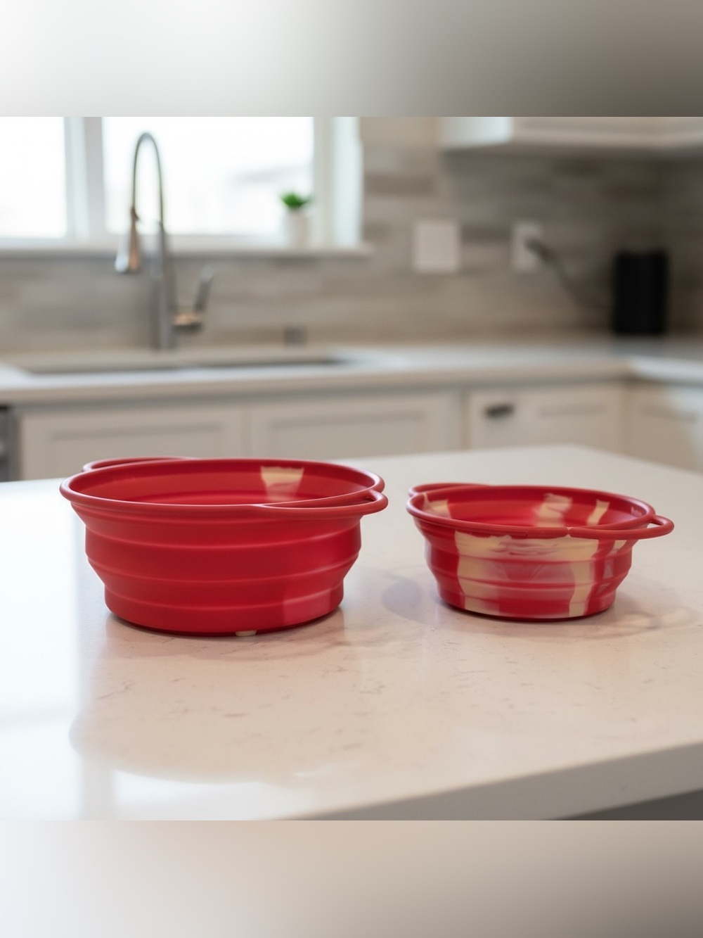 Silicone Collapsable Bowls/Set of 2